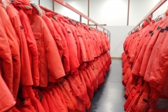 The famous red parkas